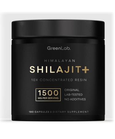 GreenLab Shilajit Capsules 180 Vegan high Potency Made by Don Omar