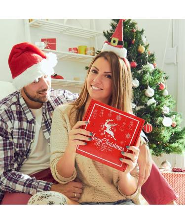 Christmas Gifts Basket for Women - Unique Gifts for Her with Socks, Candle, Tumbler in Red - Buy Online on GoSupps.com