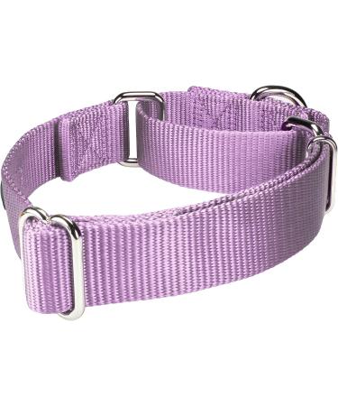 Mikivery Violet Martingale Dog Collar | Adjustable Safety Choke Training Collar for Medium & Large Dogs M 35.5cm-53cm - Buy Online on GoSupps.com