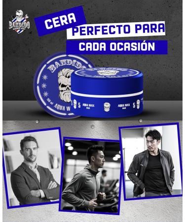  Bandido BANDIDO Aqua Hair Wax No. 5 Men's Medium Hold Hair Wax 150 ml Long-lasting shine wet look Edge Control - Buy Online on GoSupps.com