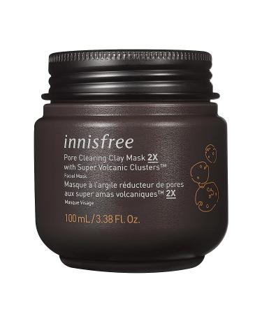 Innisfree Super Volcanic Pore Clay Beauty Mask 2X 3.38 fl oz (100 ml)