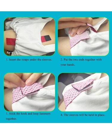 Prriudy 4 Pairs Jersey Sleeve Bands - 8 Colors Soccer & Softball Sleeve Straps with Hook and Loop Fasteners - International Shipping Available - Buy Online on GoSupps.com