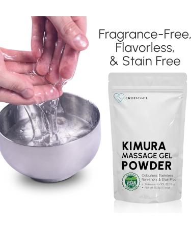 Nuru Massage Gel Powder - 500g Resealable Bag | Glycerin & Paraben Free | Made in Japan - Premium Quality for Ultimate Relaxation - Buy Online on GoSupps.com