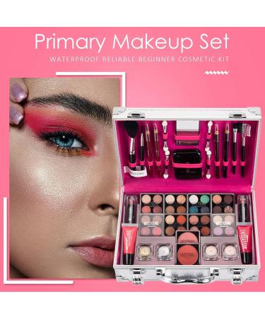 Shop Hengshitong Multicolor Makeup Set - All-in-One Eyeshadow Lip Gloss & Suitcase Gift Set for International Shipping - Buy Online on GoSupps.com