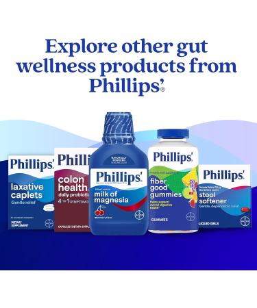 Phillip's Laxative Caplets - 100 Caplets for Gentle Relief - Buy Online on GoSupps.com