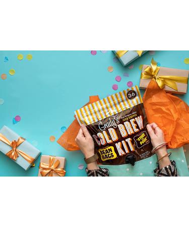 Grady's Cold Brew Coffee Pour & Store Kit - 36 Servings, Original Flavor - Buy Online on GoSupps.com