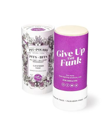 Poo-Pourri Lavender Sage Natural Deodorant Pits + Bits All Day All Over 2 oz - White - Buy Online on GoSupps.com