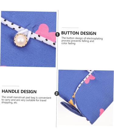 Healeved Menstration Crustation Lobster 4pcs Napkin Storage Bag Menstration Crustation Lobster Feminine Menstruation Bag s Coin Holder Canvas Stand Makeup Brush Container Nursing Pad Bag - Buy Online on GoSupps.com