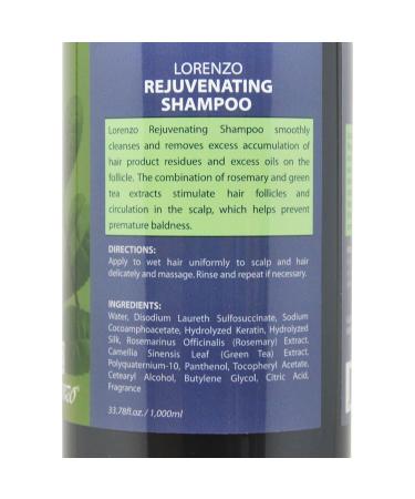 Lorenzo Rejuvenating Shampoo & Deep Conditioner Set - Nourishing Hair Care for All Hair Types | Shop Internationally - Buy Online on GoSupps.com