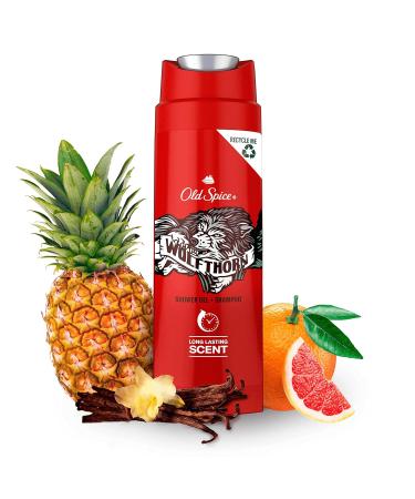  Old Spice Old Spice Wolfthorn Men's 3-in-1 Shower Gel and Shampoo 250 ml - Long Lasting Fragrance - Pack of 6 - Buy Online on GoSupps.com