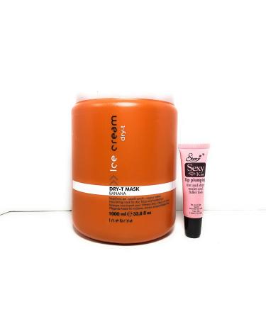 Inebrya Ice Cream Dry-T Mask Banana Care Treatment for Dry Hair 1000ml - Nourishing Hair Mask for Dry Hair - International Shipping Available - Buy Online on GoSupps.com