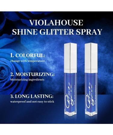 VIOLA HOUSE Color Changing Lip Gloss - Blue in Pink PH Tinted Waterproof Rose Lip Gloss Long Lasting - 5ml/0.17fl oz - Buy Online on GoSupps.com