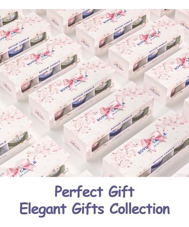 Candles Gifts for Women - Scented Votive Candle Set for Anxiety Relief - Relaxation Gifts (Elegant Collection) in Pink, Purple, and White - Buy Online on GoSupps.com