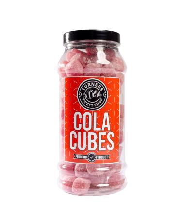 Cola Cubes - 645g by Turners Sweet Shop Traditional Retro Gift Jar Classic Original Pick & Mix Sweets Quality Confectionary Fantastic Gifts for Him Her or Them