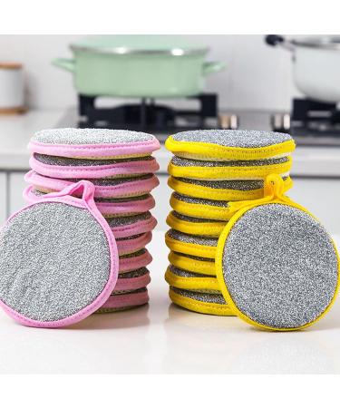 KODASW Kitchen Cleaning Sponges Double Sided Scouring Pad Wipe Dishwashing Sponges Cloth for Easy Dishwashing - Buy Online on GoSupps.com