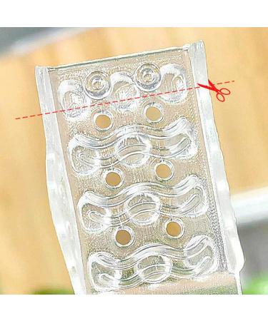 Clear Gel Toe Separators & Straightener for Hammer Toe - Hallux Valgus Corrector & Pads - Overlapping Toe Spacers - Clear Pumice Sponge - One Size - Buy Online on GoSupps.com