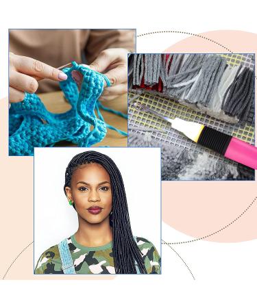 7-Piece Latch Crochet Hooks Tool Set with Light | Dreadlocks Needle for Braiding Crafts - Buy Online on GoSupps.com