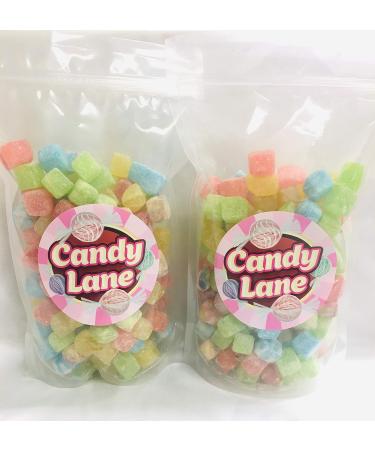Cola Cubes - Pineapple Cubes - Sour Apple Cubes - Tutti Frutti Cubes - Blue Raspberry Cubes Selection - 750g - Buy Online on GoSupps.com