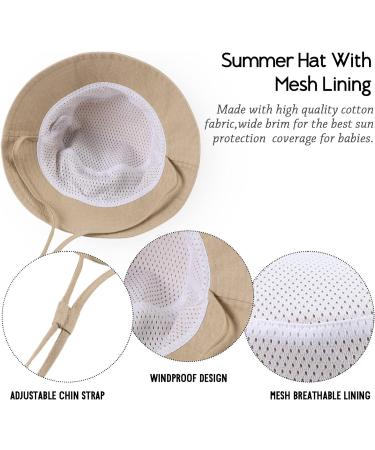 XIAOHAWANG Baby Boy Dinosaur Bucket Hat - Khaki, 2-4 Years - Buy Online on GoSupps.com