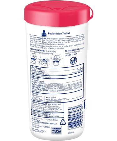 Wet Ones Antibacterial Hand Wipes Fresh Scent 40 ct. Canister (6 pack) - Buy Online on GoSupps.com