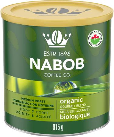Nabob Organic Gourmet Blend Ground Coffee 915g & Biluocun Nabob 100% Colombian Coffee 100% Compostable Pods 56 count (Pack of 1) 915 g (Pack of 1) Coffee + Pods 56 count (Pack of 1) - Buy Online on GoSupps.com