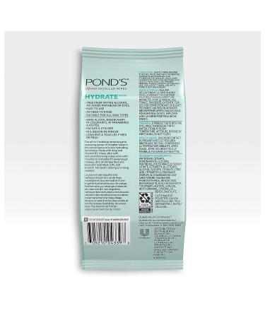 Pond's Vitamin Micellar Wipes with Aloe Vera - 25 Wipes, Removes Waterproof Makeup for Dry Skin - Buy Online on GoSupps.com