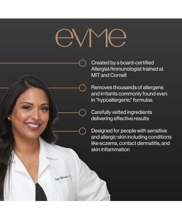 Evme Gentle Cleansing Powder Kaolin Clay Face Wash with Vitamin C & Lotus Root Seed Fragrance-Free Dermatologist-Tested Cleanser for Sensitive Reactive Skin Hydrating Soothing & Refreshing - Buy Online on GoSupps.com