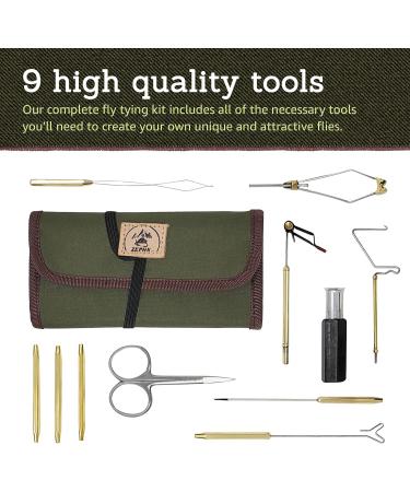 Anglerhaus Fly Tying Tool Kit in Convenient Pouch - Essential Fly Fishing Accessories - Buy Online on GoSupps.com