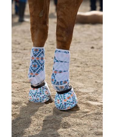 Shop Weaver Leather Bell Boots without Turn M White - Durable Protection for Horses | International Shipping Available - Buy Online on GoSupps.com