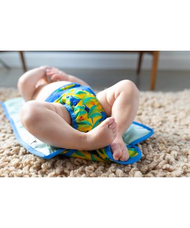 Close Pop-in Premium Bamboo Fabric Diaper | Birth to Potty | Safe Closure - Parrot Design | International Shipping - Buy Online on GoSupps.com