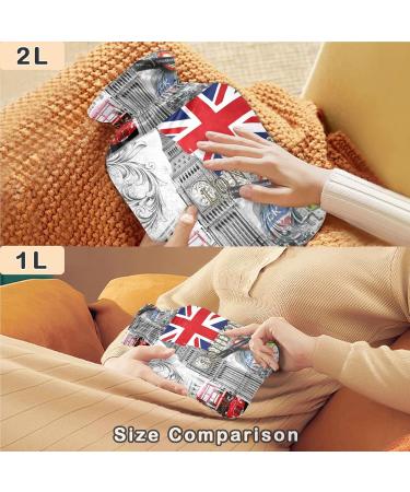 Buy Naanle London Big Ben 1L Transparent Hot Water Bottle | Hand Warmers & Pain Relief | Heat & Cold Therapy - Buy Online on GoSupps.com
