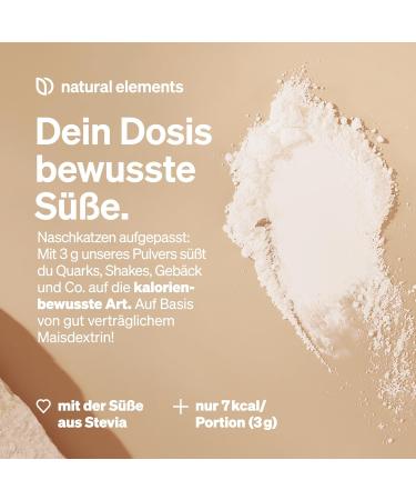 Flavourlicious Pure Stevia Powder | 200g Vegan Sugar Substitute | Only 7 Kcal/Portion | Sucralose-Free | Made in Germany - Buy Online on GoSupps.com