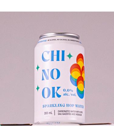 Chinook sparkling hop water 24x355mL - Buy Online on GoSupps.com