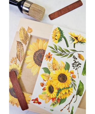 Sunflower Afternoon Small Transfers 3 Sheets - Perfect for Valentine's Day & Easter Decorations - 6x12 Inch - 655350653491 - Buy Online on GoSupps.com