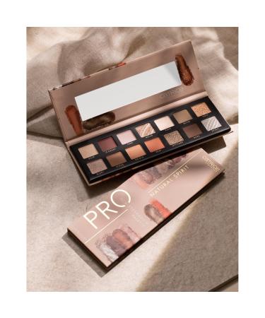 Catrice Pro Natural Spirit Slim Eyeshadow Palette No. 010 - 16 Color Vegan Eyeshadow Matte Metallic & Shimmer Finish Nano-Free - Shop Internationally - Buy Online on GoSupps.com