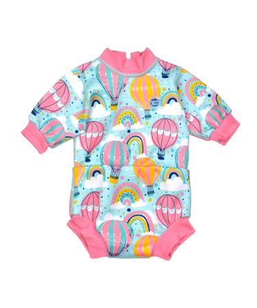 Splash About Happy Nappy Wetsuit with Reusable Swim Nappy Up & Away 6-14 Months
