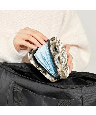 Cat Sanitary Napkin Storage Bag | Portable Period Pouch for Women & Teens | Multi-colored | 1Pcs - Buy Online on GoSupps.com
