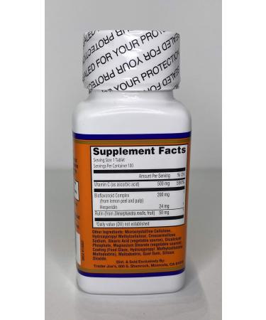 Trader Joe's Vitamin C Complex 100 Tablets - Boost Immunity and Support Overall Health - Buy Online on GoSupps.com