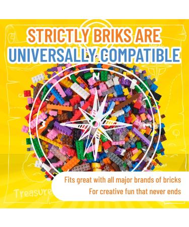Strictly Briks Classic Building Starter Kit - 672 Vibrant Briks | 100% Compatible with Major Brands | International Shipping Available - Buy Online on GoSupps.com