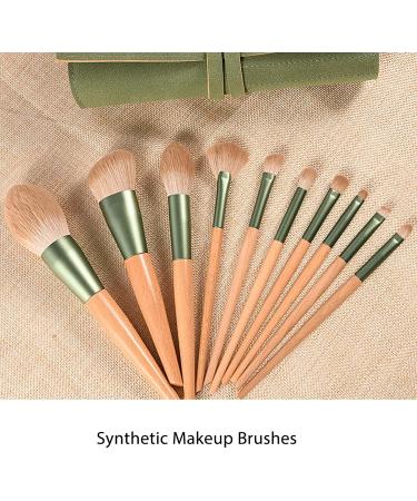 Eye Shadow Brushes Synthetic Wooden Handle Portable Travel Essential Makeup Brushes Set for Beginners - Buy Online on GoSupps.com