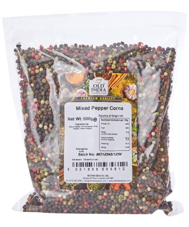 Old India Mixed Pepper Corns 500 g 500 g (Pack of 1) - Buy Online on GoSupps.com