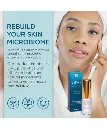 Vitality Eye Cream - Hydrating Anti-Aging Eye Cream for Dark Circles & Wrinkles - Vegan Cruelty-Free All Skin Types - Buy Online on GoSupps.com