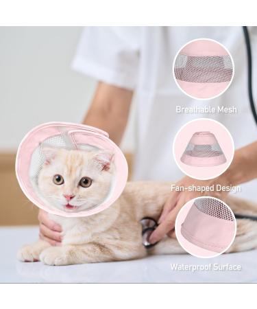 2 Pcs Cat Recovery Collar Soft Adjustable Dog Cat Elizabethan Collars Cones Pet Cone Collar Prevent from Licking Wounds After Surgery Comfortable Lightweight Collar for Pet Kitten and Puppy - Buy Online on GoSupps.com