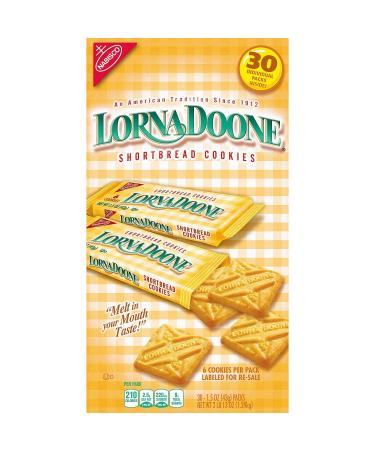 Nabisco Lorna Doone Shortbread Cookies - 30 Ct. - SCS Butter 1.5 Ounce (Pack of 30)