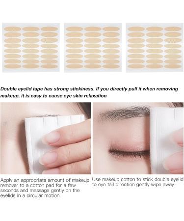 Eyelid Adhesive Strips 240 Pairs Double Eyelid Adhesive Double Eyelid Adhesive Wide Eyelid Tapes Lifting Strips Invisible Eyelid Correction Tape - Buy Online on GoSupps.com