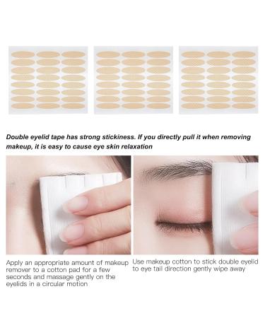 240 Pairs Eyelid Tape - Self Adhesive Double Eyelid Stickers for Big Eye Makeup | Wide Type Decorative Strips for Women & Girls - Buy Online on GoSupps.com