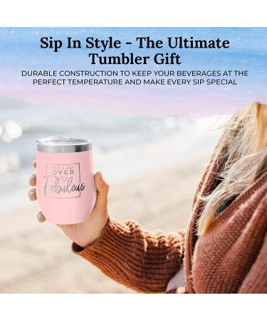 Spa Gift Box for Her - Birthday Gifts Set for Wife, Mom, Sister, Girlfriend - Relaxing Care Package with Blush Tumbler - Happy Birthday 5 Piece Set - Buy Online on GoSupps.com