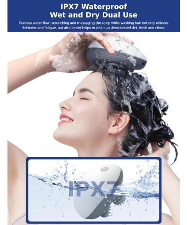 Buy SXHLSeller Electric Scalp Massager - IPX7 Waterproof 6 Modes 3 Speeds Wet & Dry Head Massager for Stress Relief & Acupressure - Buy Online on GoSupps.com
