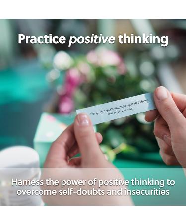 Message Pill Co. Self Care Kit - 50 Positive Affirmations for Stress Relief & Wellness | Get Well Soon Gifts for Women and Men | Daily Messages for Meditation and Relaxation - Buy Online on GoSupps.com