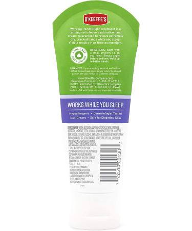 O'Keeffe's Working Hands Night Treatment Hand Cream 3.0 oz - Repair & Moisturize - Buy Online on GoSupps.com